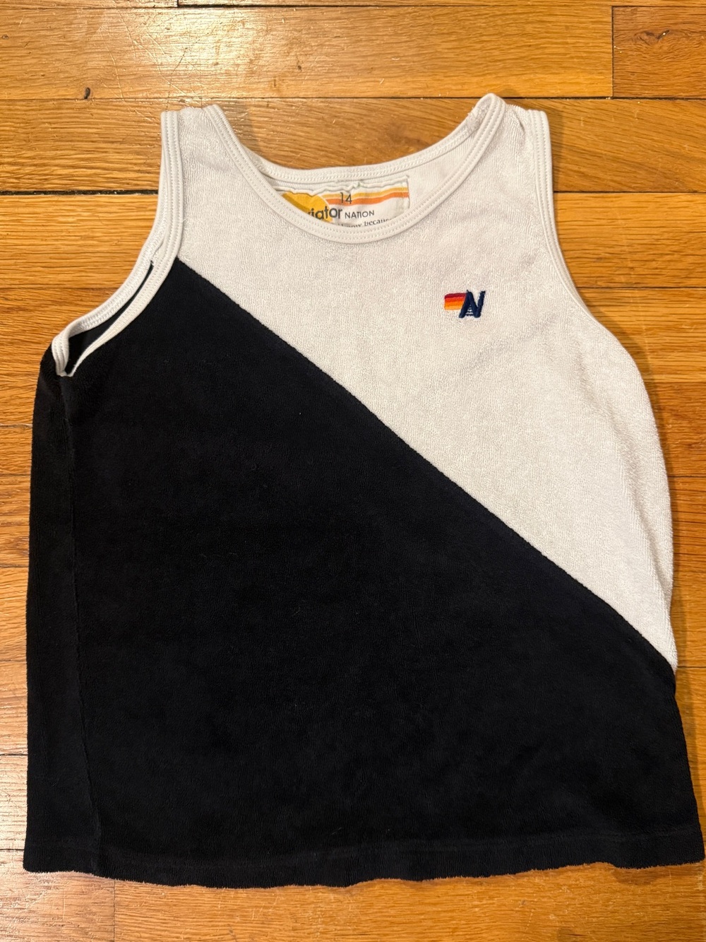 Aviator NationTank Top - White & Black